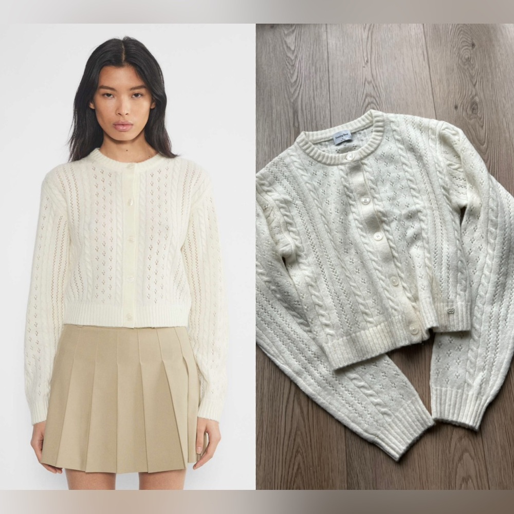 NWOTS Sunday Best Sweetspot Button up Crew Cardigan